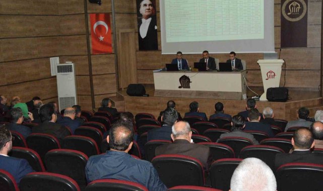 Siirt il koordinasyon kurulunda kentteki yatırımlar değerlendirildi