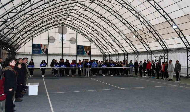 Şırnak'ta tenis bölge müsabakasına 145 sporcu katılıyor