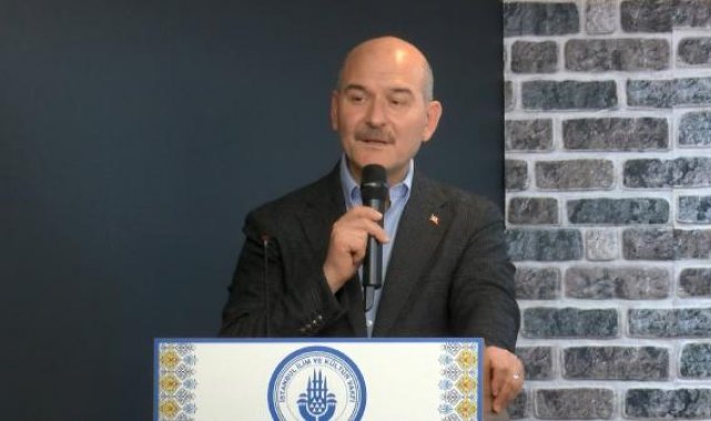 Süleyman Soylu, İstanbul İlim ve Kültür Vakfı'nda konuştu