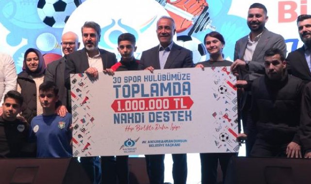 Sultangazi Belediyesi'nden amatör kulüplere 1 milyon TL'lik destek