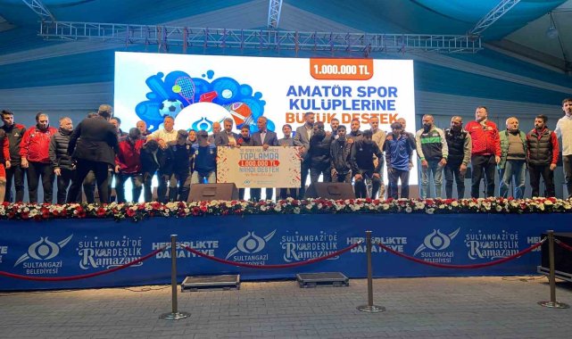 Sultangazi Belediyesi'nden amatör spor kulüplerine 1 milyonluk destek