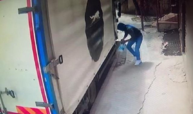 Sultangazi'de mazot hırsızlığı kamerada; tatilini yarıda kesip döndü