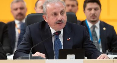 TBMM Başkanı Şentop AB Parlamento Başkanları Zirvesi ikinci oturumuna katıldı