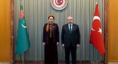 TBMM Başkanı Şentop, Azerbaycan Milli Meclisi Başkanı Gafarova ile görüştü