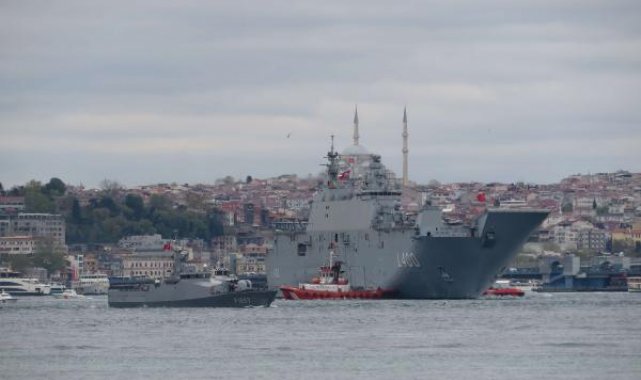 TCG Anadolu Sarayburnu'ndan hareket etti