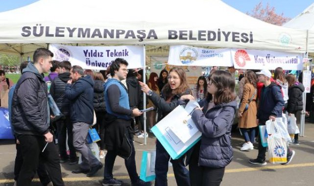 Tekirdağ'da 'Üniversite Tanıtım Fuarı' kapılarını açtı