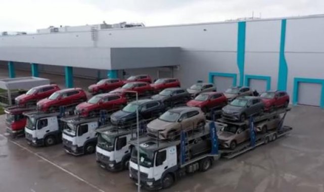 Togg sevkiyatından yeni görüntüler paylaşıldı