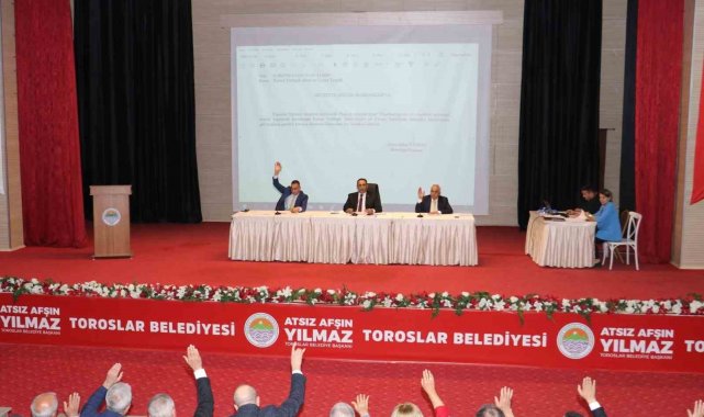 Toroslar Belediye Meclisinde, yeni encümen ve komisyon üyeleri seçildi