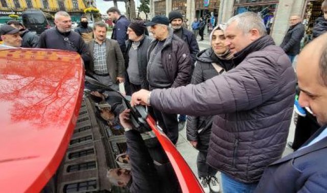 Trabzon'da Togg'a yoğun ilgi