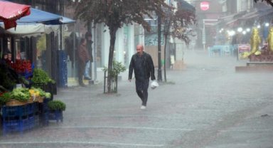 Trakya için 'sağanak' uyarısı