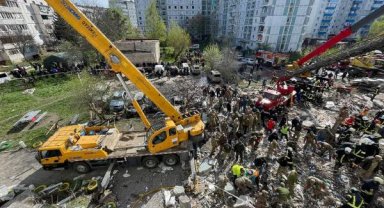 Ukrayna'da Kiev, Dnipro ve Uman'a roket saldırısı: 12'den fazla ölü