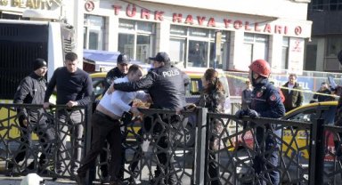 Ukraynalı eski polis "Savaşı durdurun" diyerek intihar girişiminde bulundu