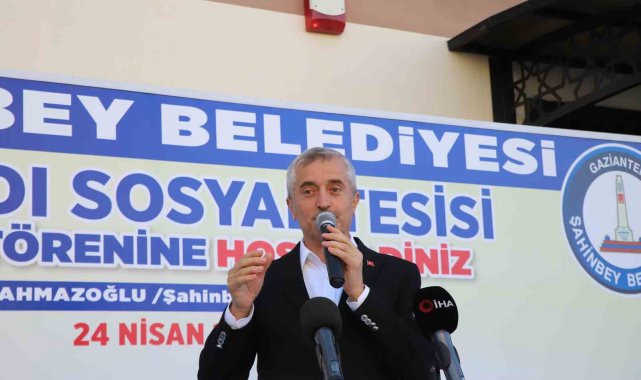 Ünaldı Mahallesinde yapılan sosyal tesisisin açılışı yapıldı