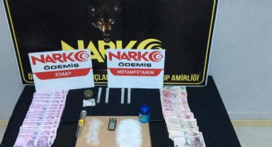 Uyuşturucuyu deney tüplerine gizlemiş; tutuklandı