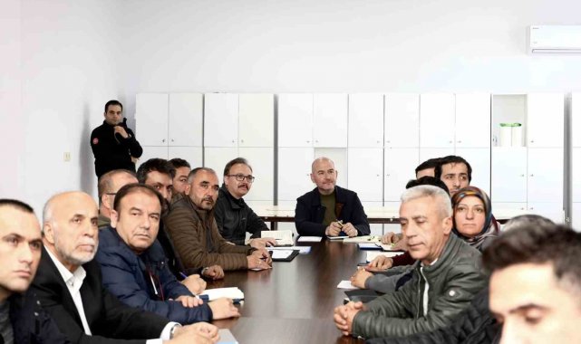 Vali Kızılkaya Bakan Soylu ile toplantıya katıldı