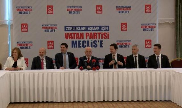 Vatan Partisi seçim bildirgesini açıkladı