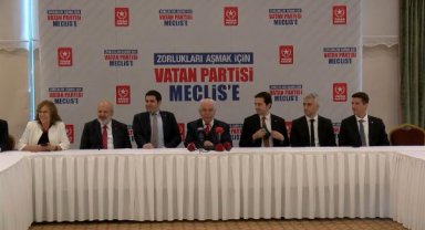 Vatan Partisi seçim bildirgesini açıkladı