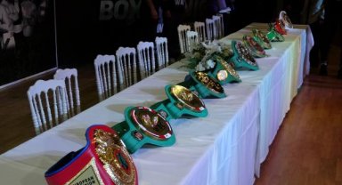 WBC Şampiyonlar Gecesi öncesinde tartı işlemi gerçekleştirildi
