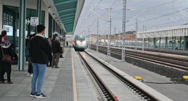 Yozgat'ta hızlı trene yoğun ilgi