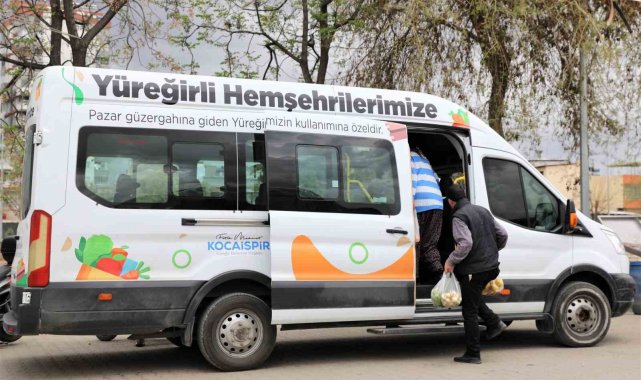 Yüreğir Belediyesinden vatandaşa ücretsiz pazar servisi