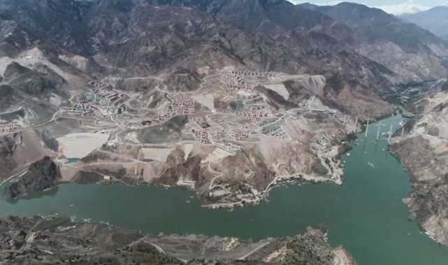 Yusufeli Barajı'nda su seviyesi 112 metreye ulaştı