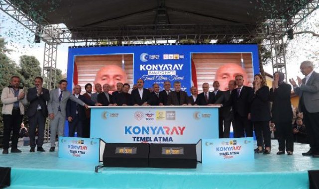 'KONYARAY Banliyö Hattı'nın temeli atıldı