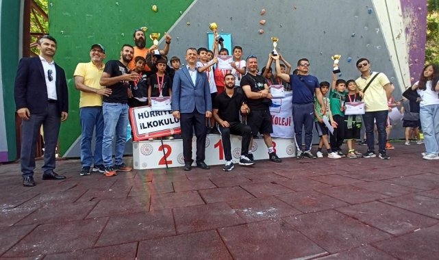 'Spor Tırmanış Minikler Türkiye' şampiyonları Diyarbakır'dan