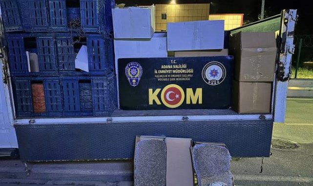 Adana'da 56 milyon 490 bin makaron ele geçirildi; 24 gözaltı