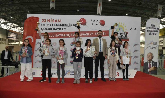 Adana'daki satranç turnuvası sonuçlandı