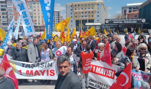 Afyonkarahisar'da 1 Mayıs kutlandı