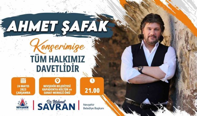 Ahmet Şafak Nevşehirlilerle buluşacak