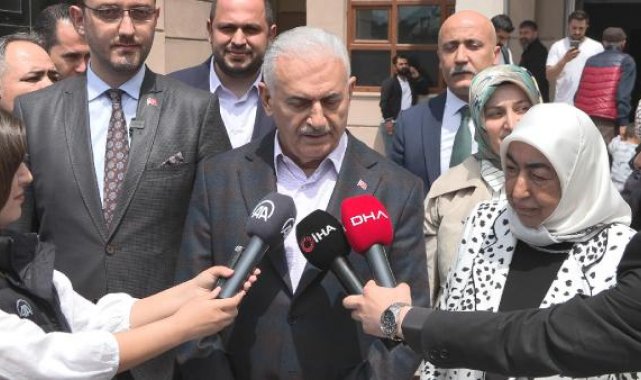 AK Parti Genel Başkanvekili Binali Yıldırım oyunu Tuzla'da kullandı