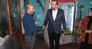 AK Parti İstanbul Milletvekili Adayı Şatıroğlu hal esnafını ziyaret etti