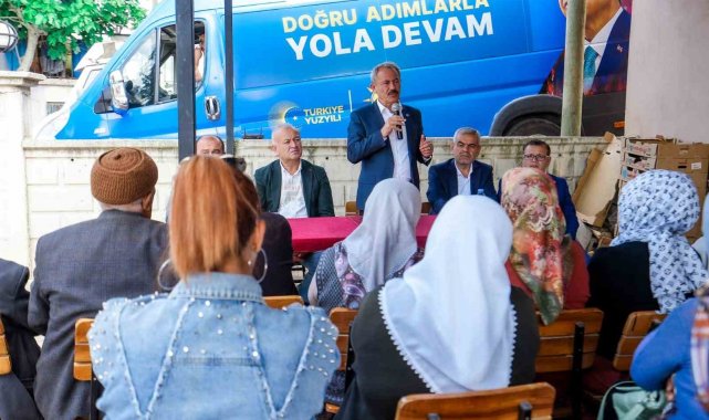 AK Partili Şahin Tin, Denizli'yi adım adım dolaşıyor