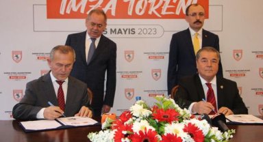 Altyapı tesislerinin bulunduğu alan 20 yıl bedelsiz Samsunspor'a tahsis edildi