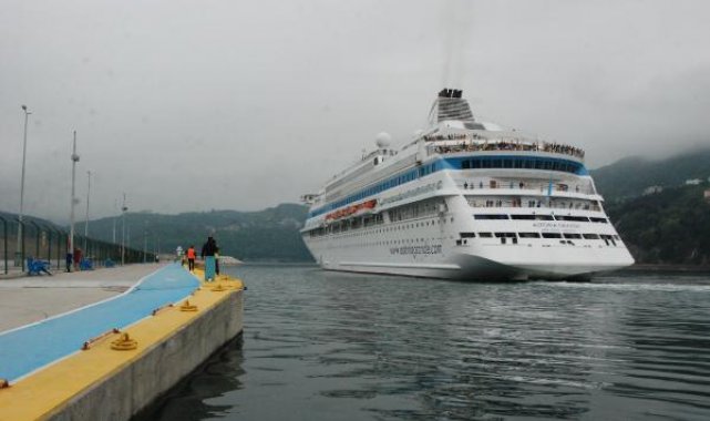 Amasra'ya kruvaziyer ile 10 ayda 17 bin 305 Rus turist geldi