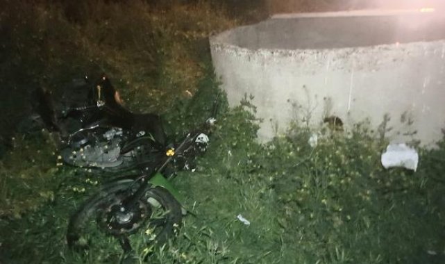 Ankara'da sürücüsünün direksiyon hakimiyetini kaybettiği motosiklet su kuyusuna çarptı: 1 ölü, 1 yaralı