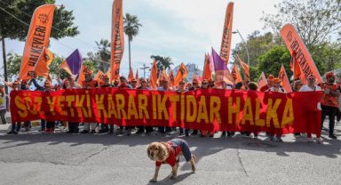 Antalya'da 1 Mayıs kutlaması