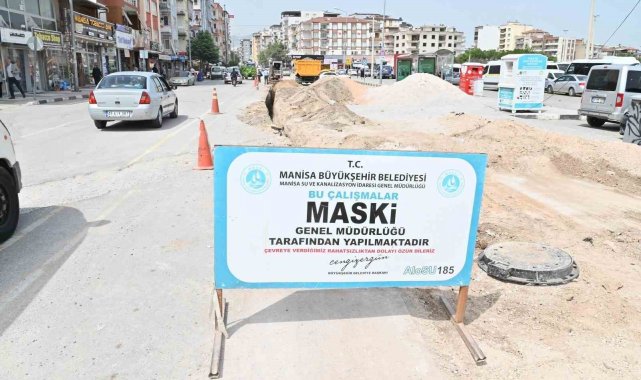 Avni Gemicioğlu Caddesi'nde altyapı çalışmaları devam ediyor