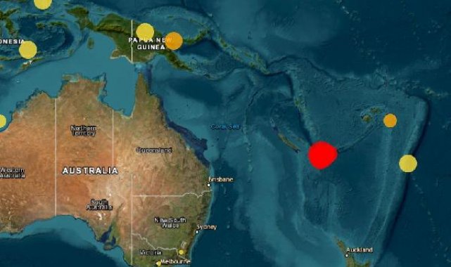 Avustralya yakınlarında Pasifik Okyanusu'nda 7.7 büyüklüğünde deprem: Tsunami alarmı verildi