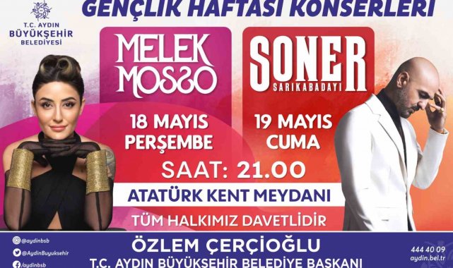 Aydın Büyükşehir Belediyesi'nden Gençlik Haftası konseri