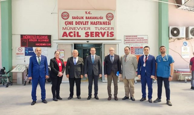 Aydın İl Sağlık Müdürü Şenkul, Çine'deki sağlık çalışmalarını inceledi