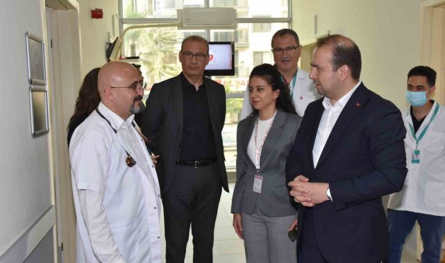 Aydın İl Sağlık Müdürü Şenkul Kuşadası'ndaki sağlık çalışmalarını yerinde inceledi