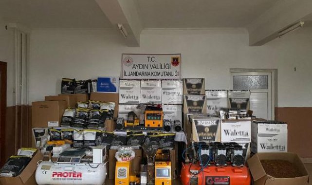 Aydın'da 1 milyon 447 bin makaron ele geçirildi