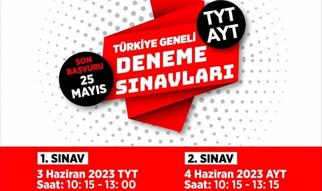 AYT ve TYT'ye hazırlanan gençler için Haliliye'den deneme sınavı