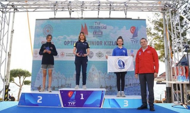 Ayvalık'ta TYF Yelken Ligi 2'nci ayak optimist yarışmaları sona erdi