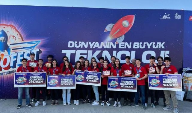 Bahçeşehir Koleji öğrencileri, TEKNOFEST'te ödülleri topladı