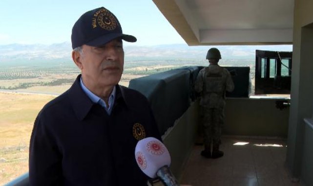 Bakan Akar: Kendine güvenen varsa yasa dışı geçişi denesin