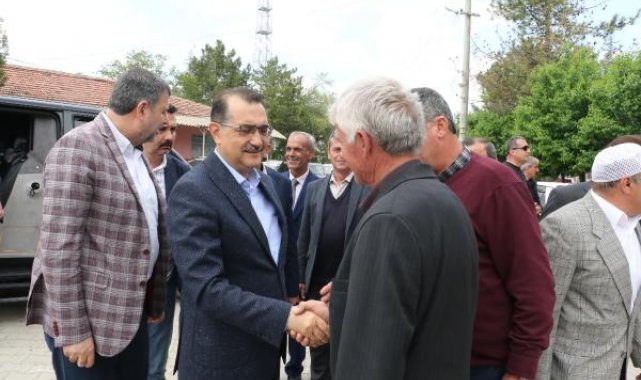 Bakan Dönmez: Milletimizin hayır duasını almak için gece gündüz çalışacağız
