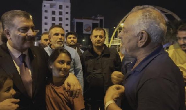 Bakan Koca'dan İskenderun'da çadırkent ziyareti